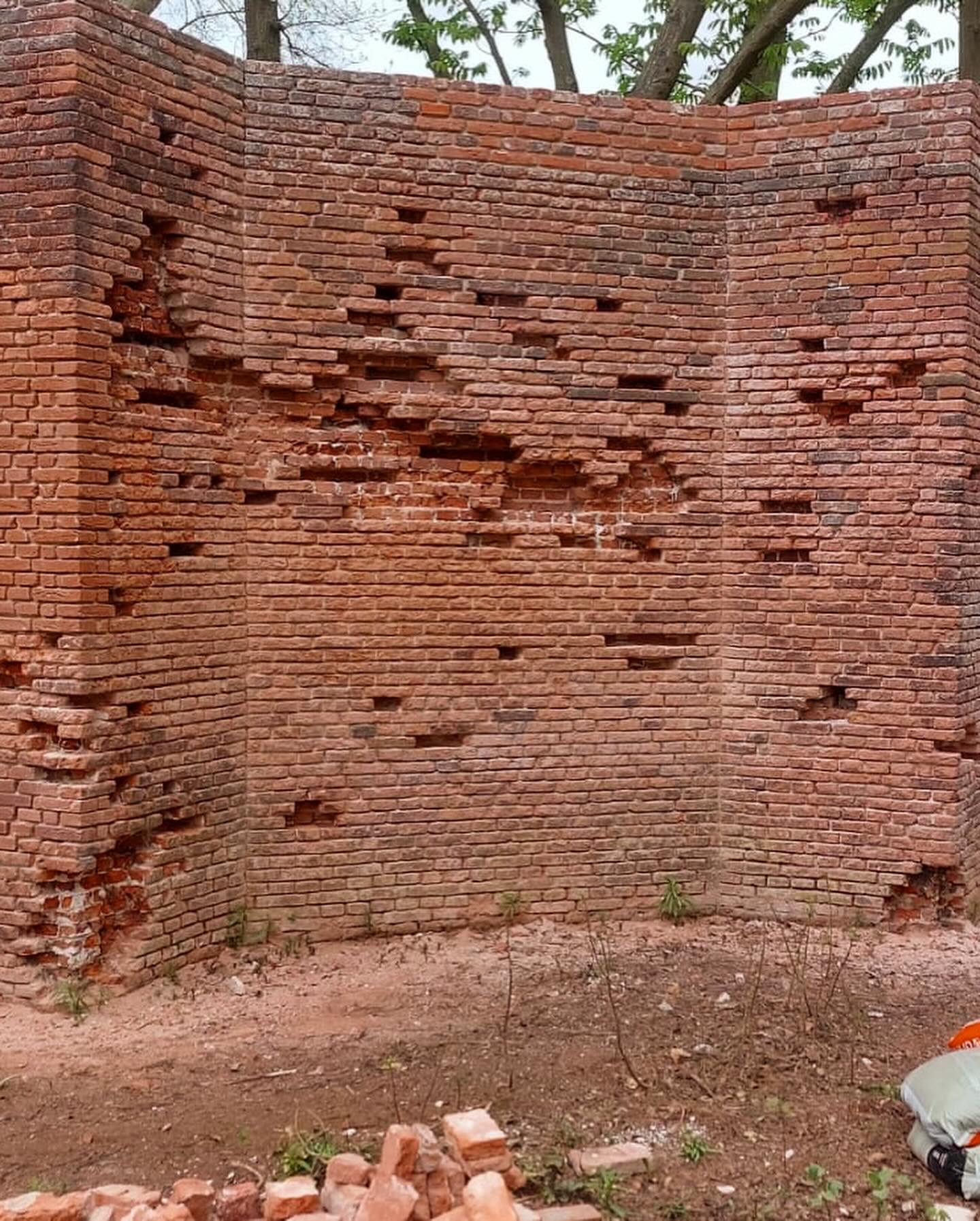 Restauratie fruitmuur Marlot, de Vink Restauratiewerken