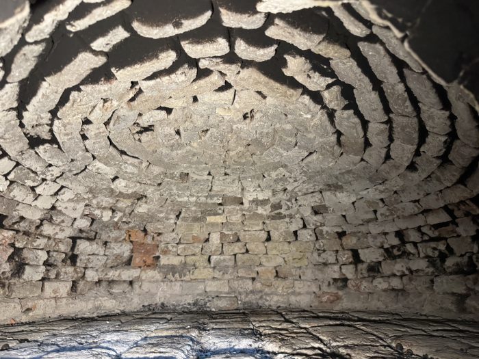650 jaar oude gemetselde oven
